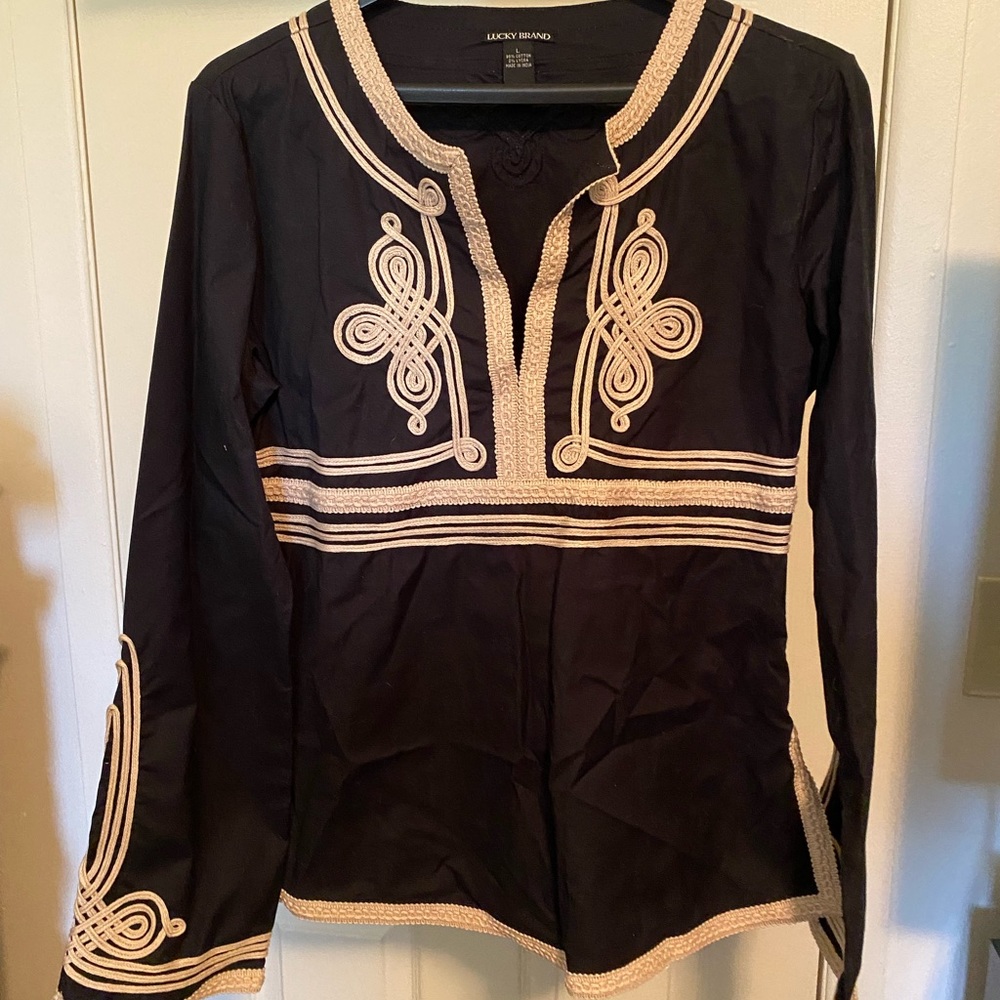 Lucky Brand black dress shirt - Large